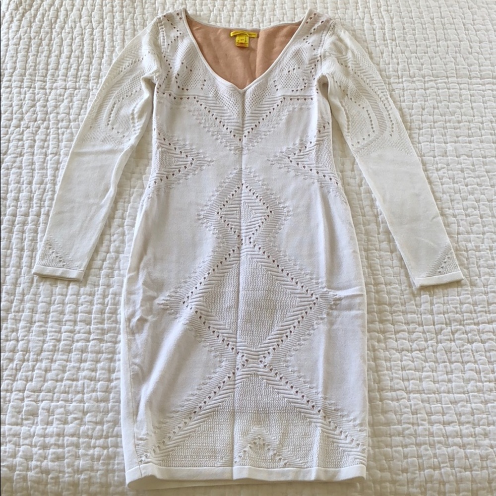 Catherine Malandrino White long-sleeve dress